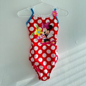 Disney Parks Minnie Mouse Swim Suit size 2T